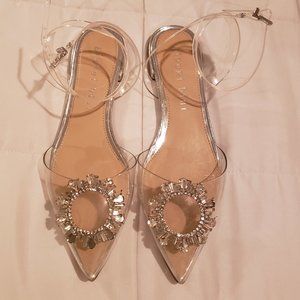 ♥️Giani Bini Clear Pointed Toe Flats